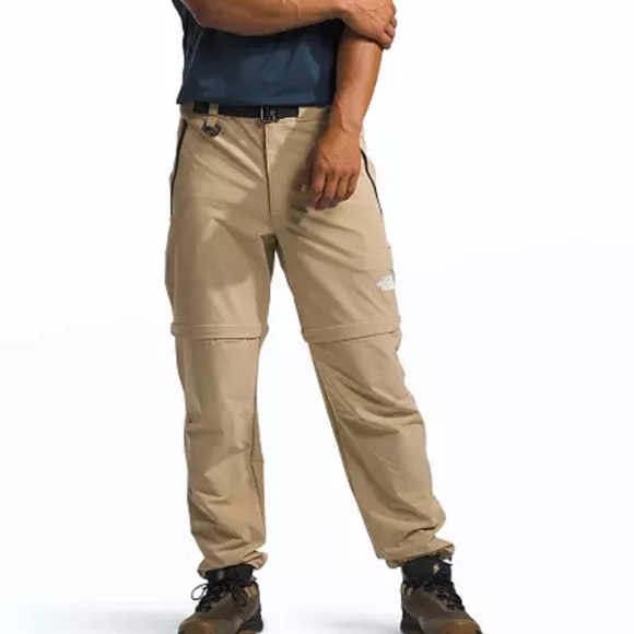 Mens The North Face Paramount Pro Convertible Khaki Stone Pants- Size XL - Picture 1 of 10